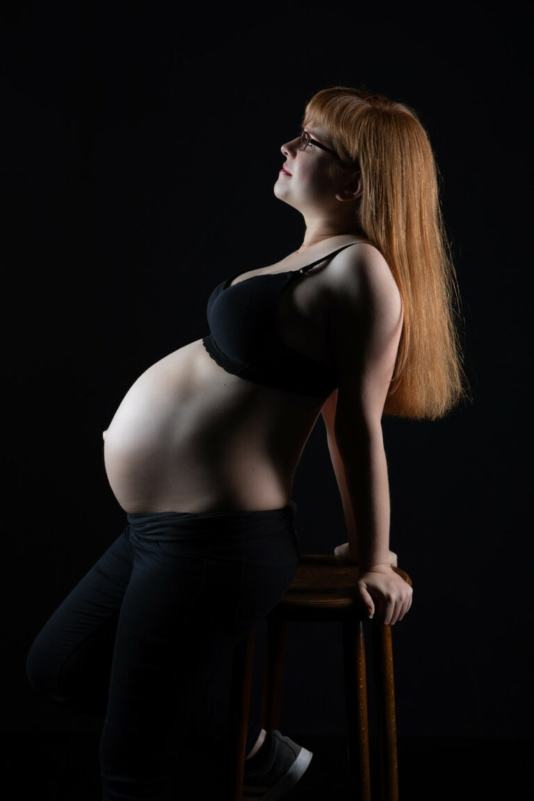 Foto einer Schwangeren aus Leipzig