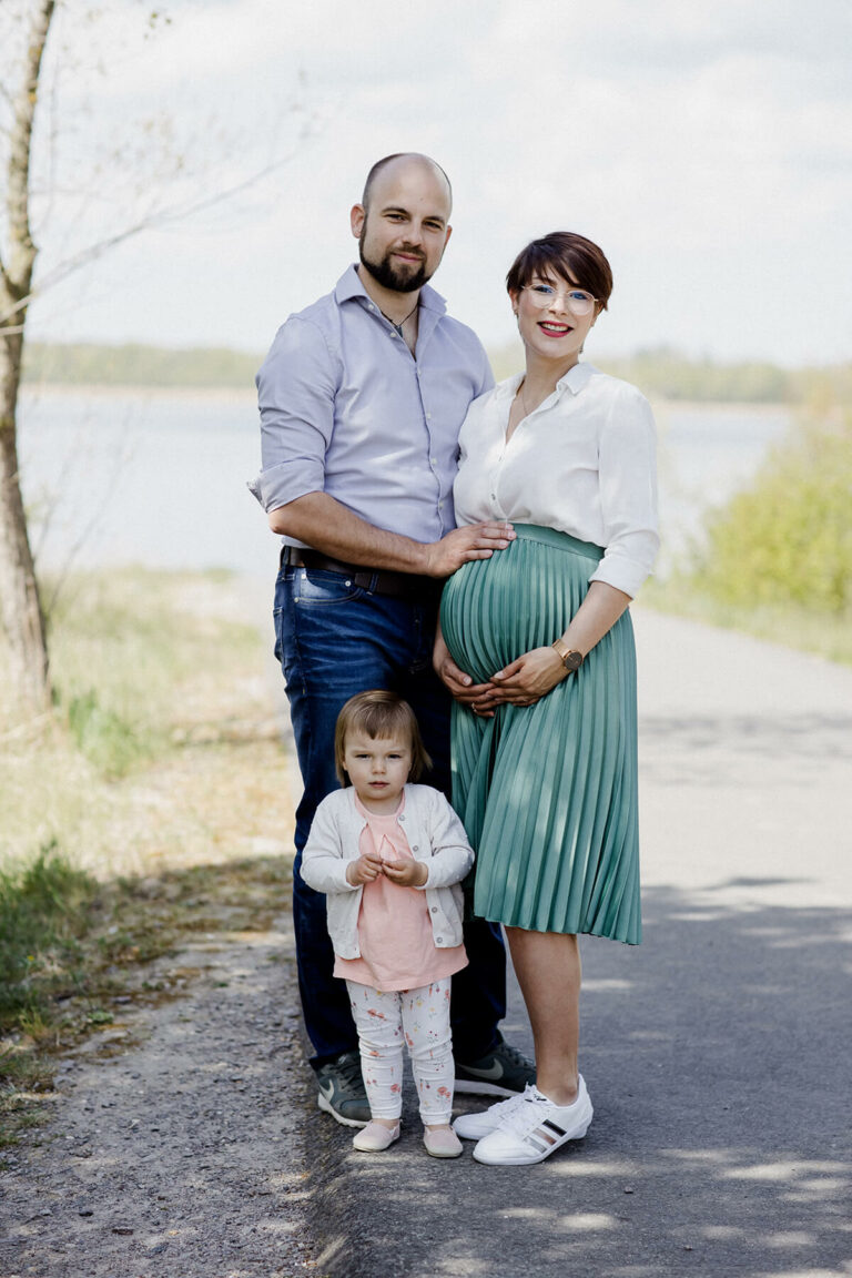 Babybauchbilder an der Schladitzer Bucht