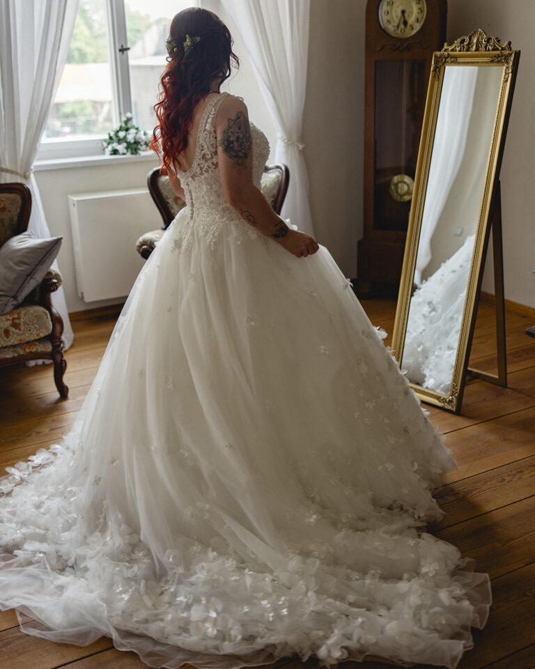 Morgendliches Hochzeitsmaking-of