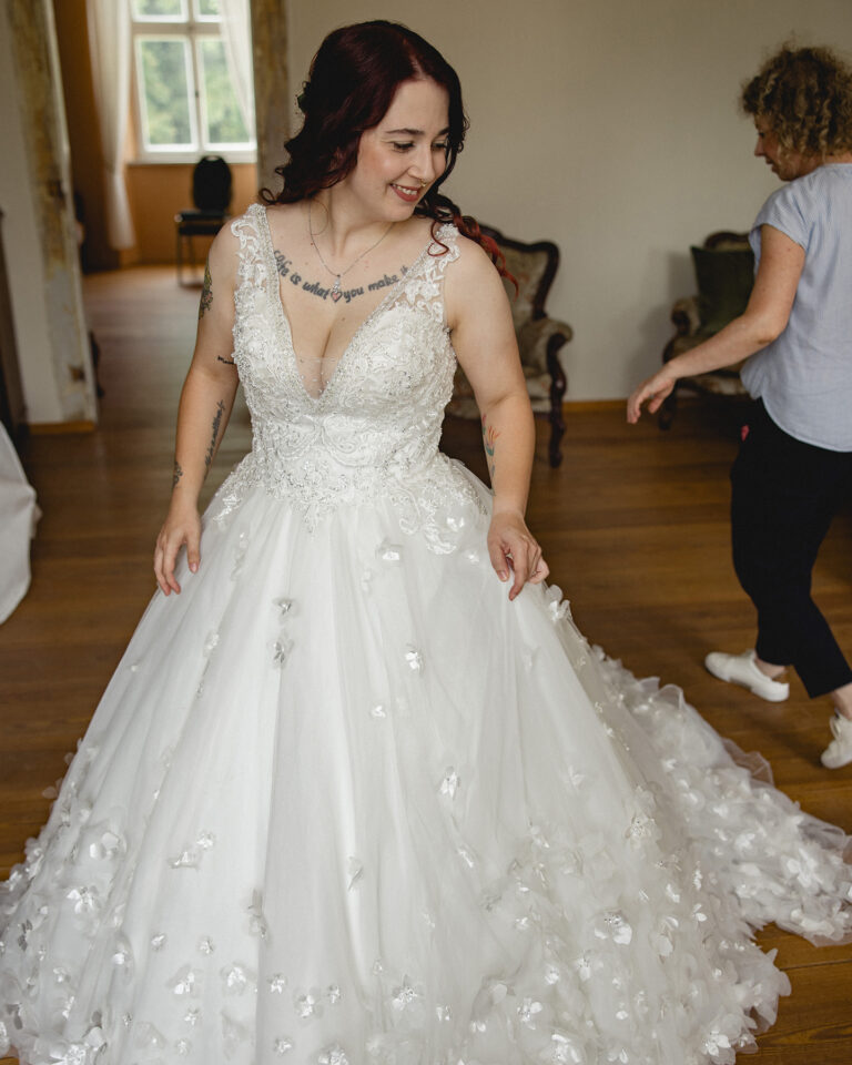 Vorbereitung Brautpaar Hochzeitsfotografie